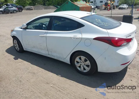 2016 Hyundai Elantra Se из США, поврежденный, VIN 5NPDH4AE2GH748919